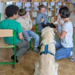 Ein Hund kommt uns besuchen